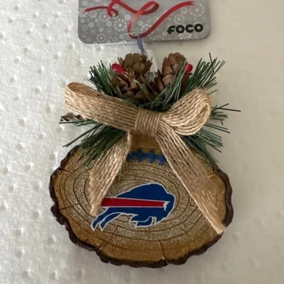 NFL Other - NWT! NFL - Buffalo Bills Wooden Ornament